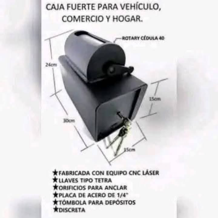 Cajas Fuertes con Tombola para depositos sin Llave